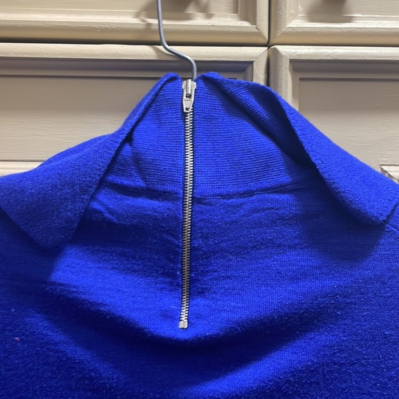 Alexander Wang Royal Blue Silk Wool Sweater XS - Picture 3 of 7